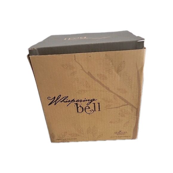 Tree of Life Ceramic Pottery Blue Whispering Bell Wind Chime NIB - Picture 4 of 15